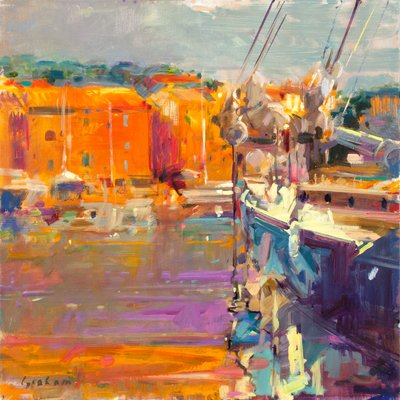 Quai à Saint-Tropez - Peter Graham (Contemporary)