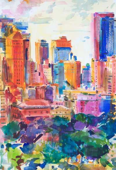 Central Park West, 2011 - Peter Graham (Contemporary)