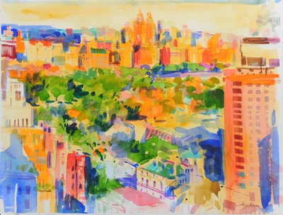 Central Park depuis The Carlyle - Peter Graham (Contemporary)
