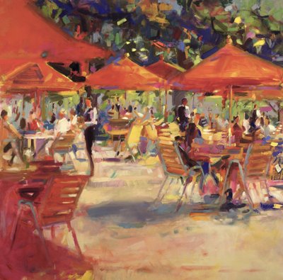 Le Café du Jardin - Peter Graham (Contemporary)