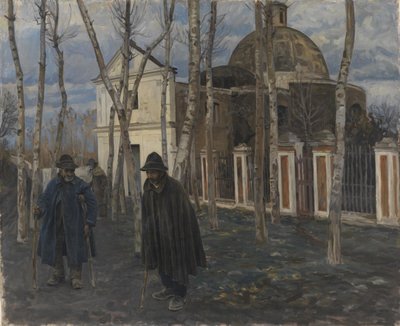Mendiants devant S. Giuliano, près de Pompéi. 1904-05 - Peter Hansen