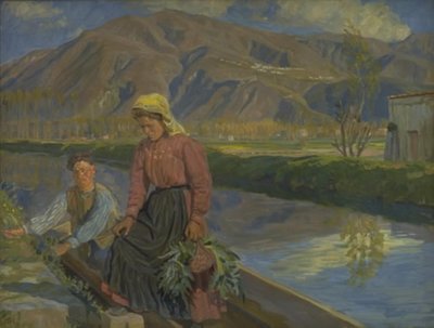 Le ferry sur le Sarno - Peter Hansen