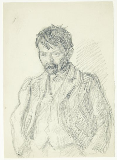 Portrait du peintre Jens Birkholm. Demi-figure - Peter Hansen
