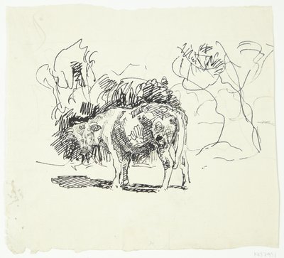 Taureau debout - Peter Hansen