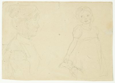 Étude de la femme et de la fille de l