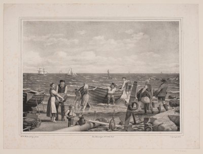 Pêcheurs en train de partir en chasse - Peter Henrik Gemzøe
