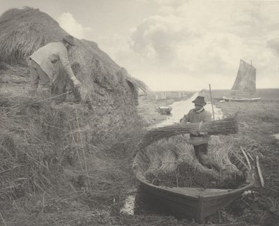 Ricking the Reed, 1886 - Peter Henry Emerson, Thomas Frederick Goodall