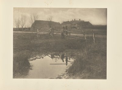 Une ferme marécageuse - Peter Henry Emerson