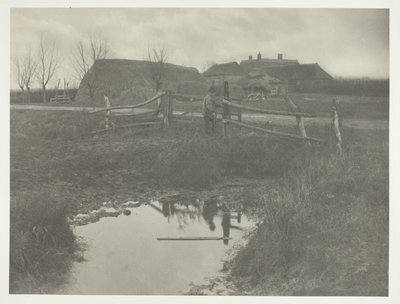 Une ferme marécageuse - Peter Henry Emerson