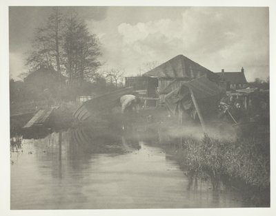 Un chantier naval à Norfolk - Peter Henry Emerson