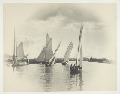 Une régate à Horning - Peter Henry Emerson