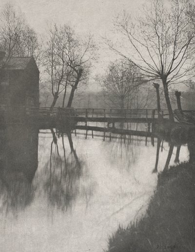 Passerelle près de Chingford, du Compleat Angler, 1888 - Peter Henry Emerson