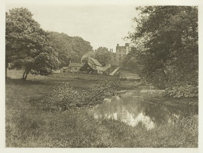 Haddon Hall et Homestead, depuis la rivière - Peter Henry Emerson