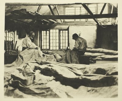 Dans un loft à voiles - Peter Henry Emerson