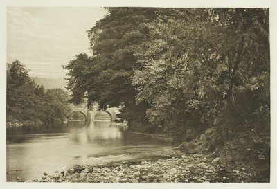 Rowsley Bridge, sur la Derwent - Peter Henry Emerson
