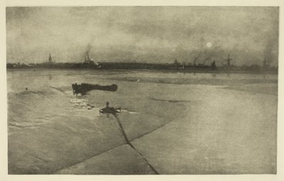 La fin de la marée basse - Great Yarmouth de Breydon - Peter Henry Emerson