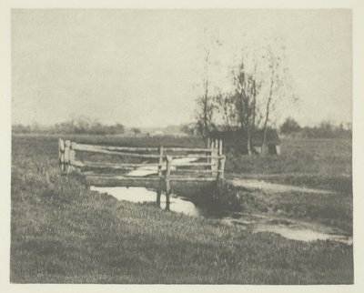 Où serpente la digue (Norfolk) - Peter Henry Emerson