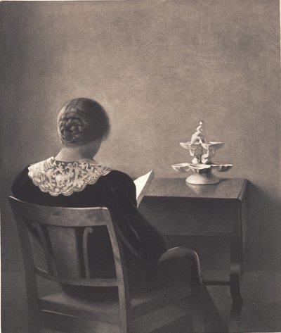 Dame lisant - Peter Vilhelm Ilsted