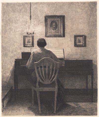 Dame jouant - Peter Vilhelm Ilsted