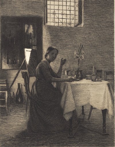 Au café du matin - Peter Vilhelm Ilsted