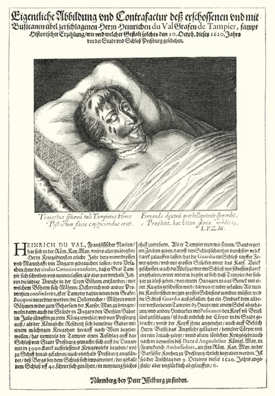 Le corps de Henri du Val, Comte de Dampierre - Peter Isselburg