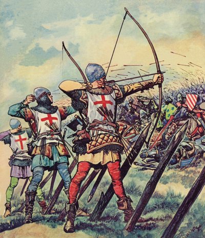 Archers anglais à la bataille de Crécy - Peter Jackson