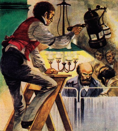 Joseph Lister insista sur les pulvérisations de carbolique dans la salle d