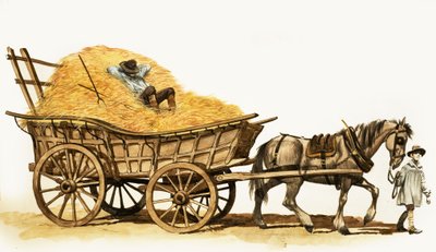 Il était une fois... la vie de village il y a cent ans. À cheval sur le chariot de foin - Peter Jackson