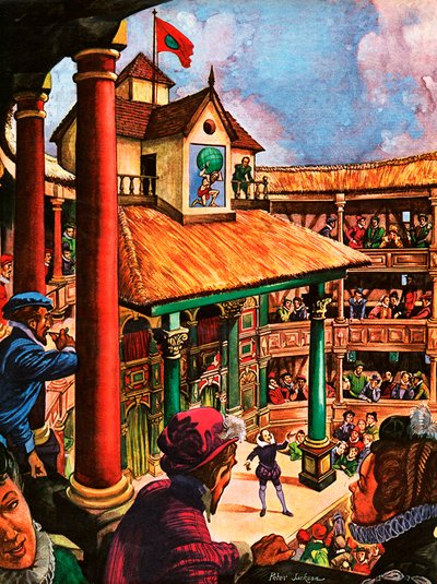 Shakespeare jouant au Globe Theatre - Peter Jackson