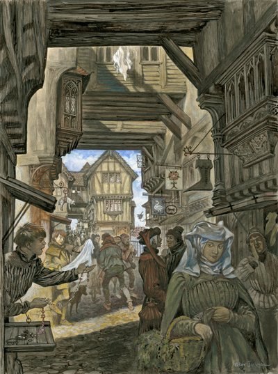Shopping sur le vieux pont de Londres - Peter Jackson