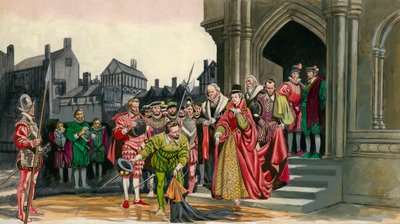 Sir Walter Raleigh pose son manteau pour la reine Élisabeth I - Peter Jackson