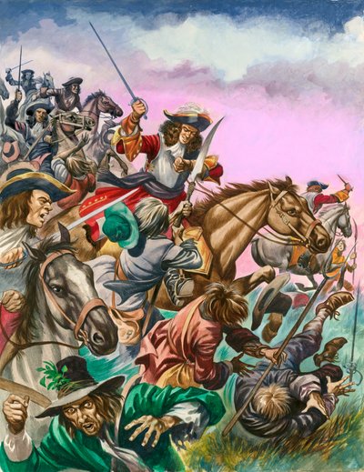 Le Duc de Monmouth à la bataille de Sedgemoor - Peter Jackson