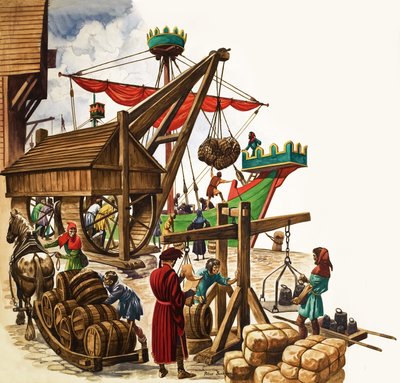 La Merveilleuse Histoire de la Grande-Bretagne : Premiers navires et ports de mer - Peter Jackson
