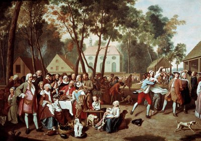 Fête foraine à Grosshesselohe en Allemagne - Peter Jacob Horemans
