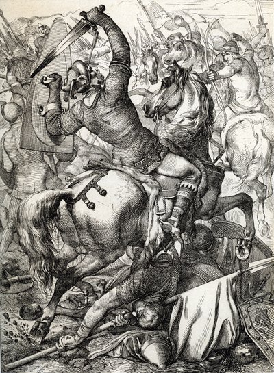 Bataille de Hastings combattue le 14 octobre 1066 entre l