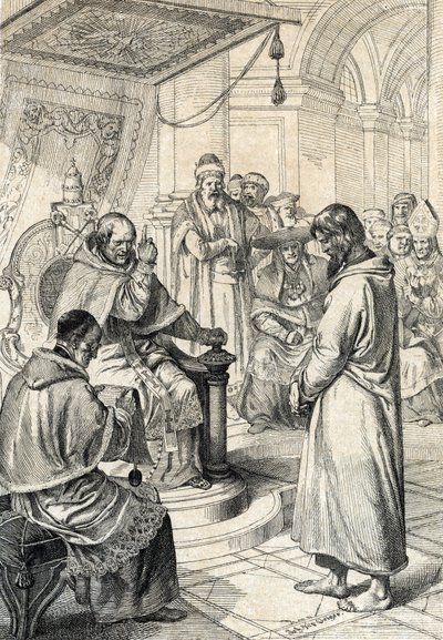 Querelle des investitures, pénitence de Canossa : À Canossa, l