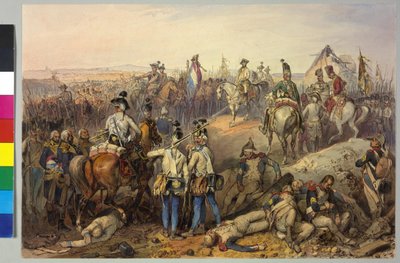 Première guerre de coalition. 18.3.1793 : Bataille de Neerwinden 1793 - Peter Johann Nepomuk Geiger