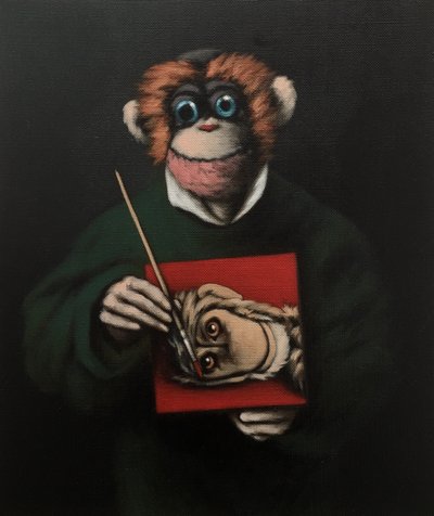 Peintre de singe, 2005 - Peter Jones