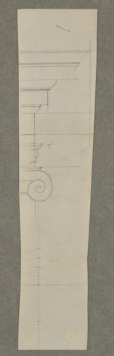 Fontaine dans le jardin de pêchers du Belvédère supérieur : détail - Peter Krafft