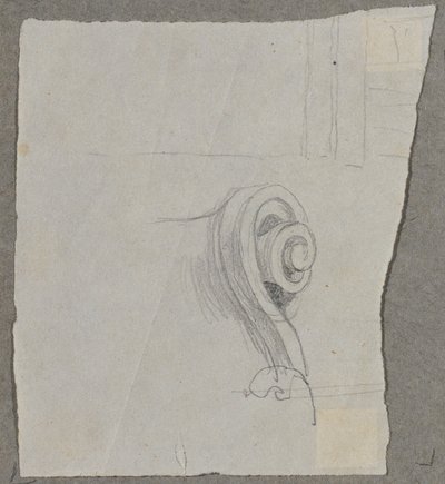 Fontaine dans le jardin de pêchers du Belvédère supérieur : détail - Peter Krafft