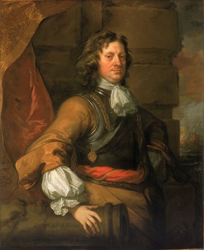 Flagmen de Lowestoft : Edward Montagu - Peter Lely