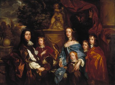 Sir Edward Hales et sa famille - Peter Lely