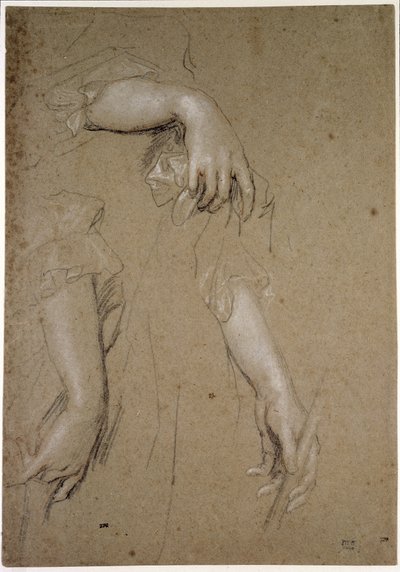 Études de mains, 17ème siècle - Peter Lely