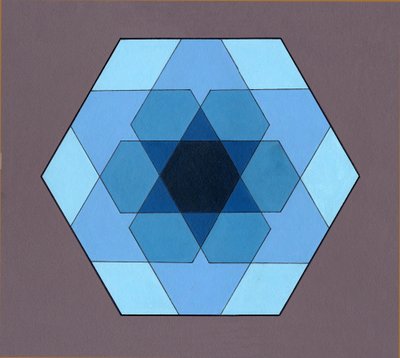 Hexagones superposés - Peter McClure