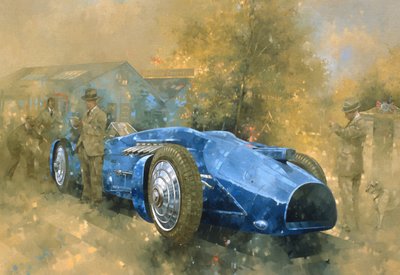 Bluebird à Brooklands - Peter Miller