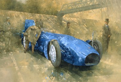 Bluebird à Brooklands - Peter Miller