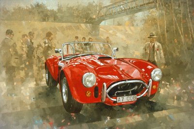 Cobra à Brooklands - Peter Miller