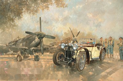 Cream Cracker MG 4 Spitfires - Peter Miller