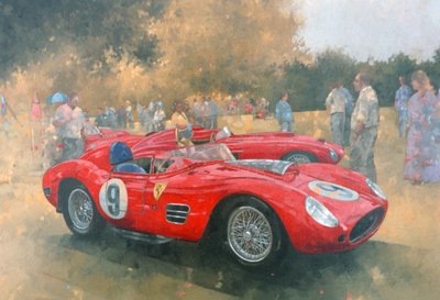 Ferrari, journée à Meadow Brook - Peter Miller