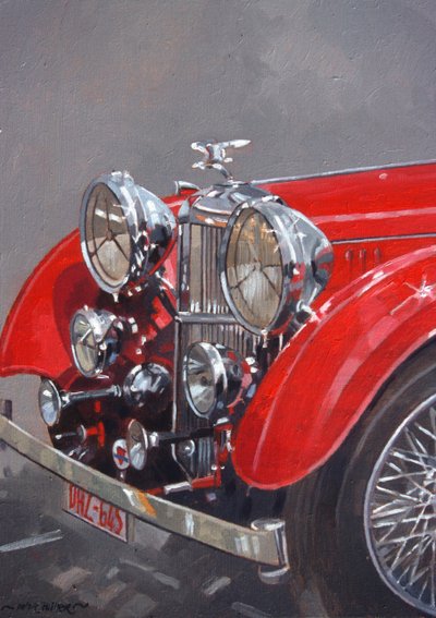 Red Sp.25 Alvis - Peter Miller
